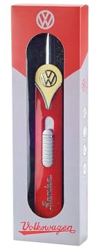 Original Volkswagen Stabfeuerzeug - VW Bus Samba T1 Metall Geschenkset Gas Retro (Rot)