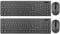 【2-Pack】 Rii Tastatur Maus Set kabellos, Funktastatur mit Maus, Wireless Keyboard and Mouse, Für PC/Laptop/Windows/Smart TV, Deutsches Layout - schwarz