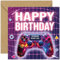 KARTEN 24 VERSAND Coole Geburtstagskarte Game Junge Gamer Gaming Zocker zocken lustig Glückwunschkarte Geburtstag Jungs Retro Boy Karte Joystick Controller Computer 15 16 12 Level up Jungen