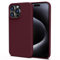 TIIXXA Silicone Case for iPhone 15 Pro Max Case,Soft Ultra Slim Protective Shockproof Liquid Silicone Phone Case, Anti-Scratch Microfiber Lining, 6.7 Burgundy