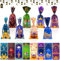 TOPJOWGA Ramadan Kareem Geschenktüten, 100Stück Eid Mubarak Favor Taschen, Cellophantüten, Ramadan Thema Zellophan Klar, Ramadan Candy Tasche, Ramadan Geschenktüte, Eid Mubarak Partytüten Party Deko