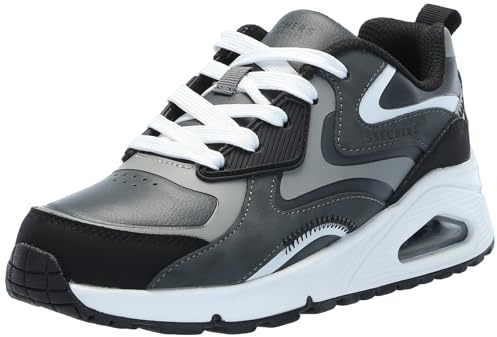 Skechers Jungen UNO Gen1 Color Surge Sneaker, Grau/Schwarz