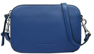 Liebeskind Berlin Umhängetasche Luka – Cross-Body Bag aus Leder mit verstellbaren Schulterriemen – kleine Schultertasche, Fächer mit Reißverschluss – Shoulder Bag, 14.5 x 20.5 x 7 cm,Berlin Blue