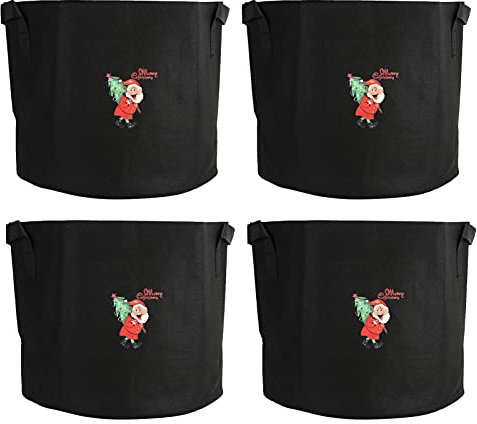 Wnvivi Hochbeet aus Stoff, 1,9 cm, 2,7 l, 3 l, Pflanzbehälter mit Griff, Gemüse-Blumentopf, Pflanztaschen für Garten (1,8 l