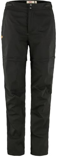 Fjällräven Damen Abisko Hike Zip-Off Hose, Black, 40/S