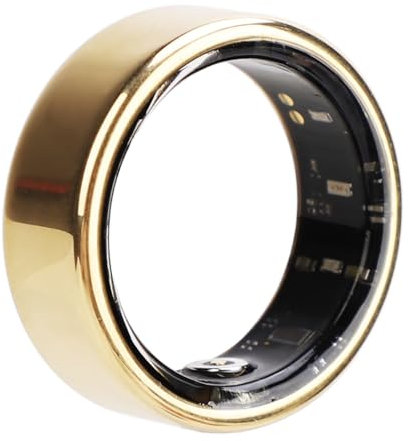 ASHATA Smart Ring, Schlafmonitor, Schrittzähler mit Trainingsverfolgung, Extrem Leicht, für Mehrere Schlafanalysen und Einfache Anzeige (16,4 mm/0,65 Zoll)