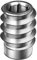 RAMPA MUFFEN/Gewindemuffe/Gewindeeinsatz/Einschraubmutter Typ SK, Stahl verzink, M5 Innengewinde (d). 10mm Durchmesser (D) X 12mm Länge (L), 50 Stück