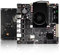 AIOPCWA NAS Motherboard, 6 Bay, Celeron J6412 TDP10W, Mini Itx, 2× I226V 2.5GbE LAN, 1× RTL8125BG 2.5GbE LAN, DDR4 8GB RAM 128GB NVMe SSD, 6 × sata3.0, PCIe×1, DP + HD(4K@60Hz)