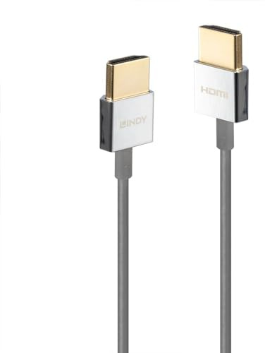 LINDY 36776 Ultra High Speed HDMI Slim Kabel 1m