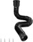 Set di estensione flessibile per grondaia, tubo di scarico, estensibile, per tubo di scarico, flessibile, rotondo, per tubo di scarico, da 47 a 150 cm, colore nero, 1 pezzo