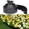 Bordura Giardino Plastica, Recinzione Giardino Esterno 10cmx10m, Include 30 punte di ancoraggio e 1 connettori, con un paio di guanti, Recinzione Decorativa per Giardino (Nero, 10cmx10m)