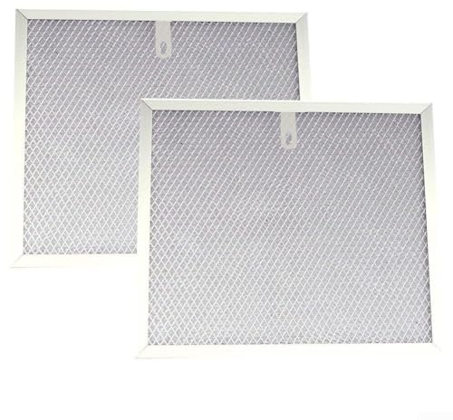 motorisierter Kugelhahn, 2 Stück Metallfettfilter for Dunstabzugshauben, 315 x 276 x 9 mm, Aluminium-Dunstabzugshaubenfilter, Metallfettfilternetz, for Dunstabzugshauben