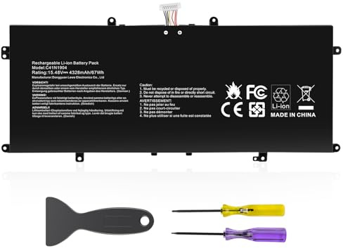 ASUNCELL 15.48V/67Wh C41N1904 Batteria del computer portatile per Asus ZenBook 13 UX325EA UX325JA UM325UA, ZenBook 14 UM425IA UX425EA, ZenBook S UX391UA UX393EA Series, C41N1904 02B200-03660500