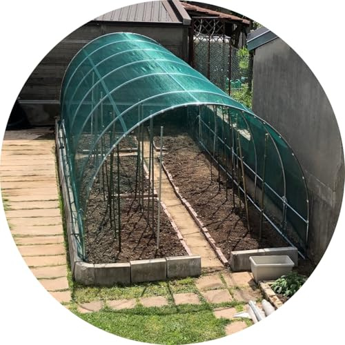 MADELUX Serra Tunnel NetPlus 3,5x5m con Rete antigrandine per orto Giardino Auto Protezione grandine