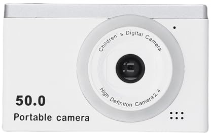 Fabater Digitalkamera, Autofokus, Dual-Kameras, 8-facher Zoom, 2,4-Zoll-Bildschirm, Vlogging-Kamera, Point-and-Shoot-Kamera mit Tragbarem Design für Teenager, Erwachsene, Anfänger