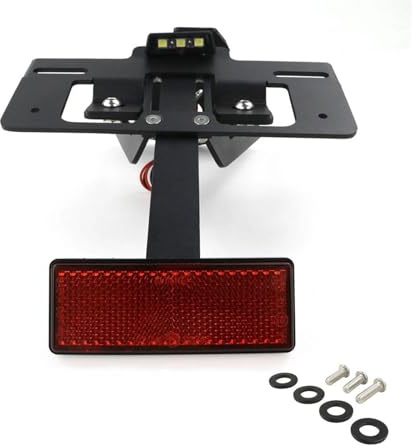 Motorrad Kennzeichenhalter Zubehör for Aprilia RS 660 2021-2025 License Plate Holder Bracket Motorcycle Rear Tail Tidy Fender