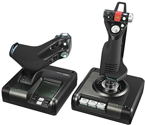 Logitech G Saitek X52 Pro Flight Control System - Black/Silver