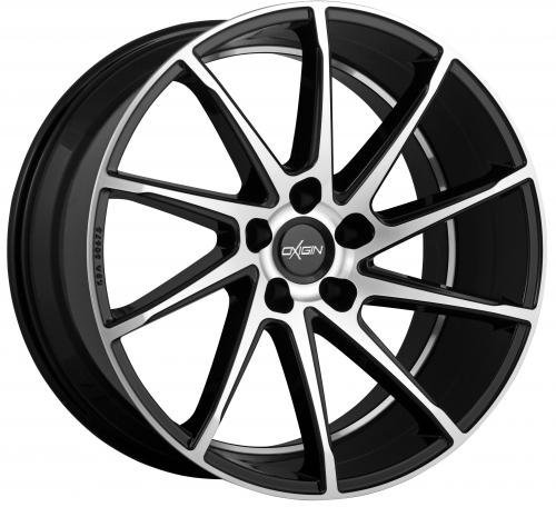 OXIGIN 20 Attraction black full polish 8,5x18 ET35 5.00x114 Hub Bore 72.60 mm - Alu felgen