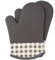 Jonhen Gants de Cuisine résistants à la Chaleur avec Doublure en Coton et Silicone pour Cuisine, pâtisserie, grillades, Barbecue, Gris, Taille L