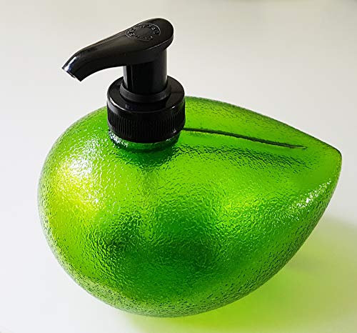 Koziol Seifenspender 450 ml Grace Sense, Kunststoff, transparent grün, 10,5 x 12,7 x 11,7 cm