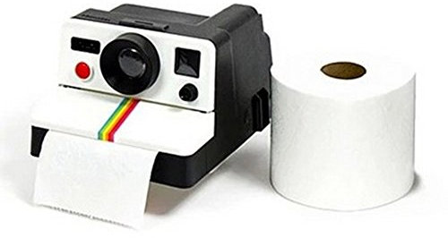 CHYIR Kreativer Retro-Kamera-Form-Toilettenpapierhalter Feuchttücher Toilettenpapierhalter Badezimmer-Dekor