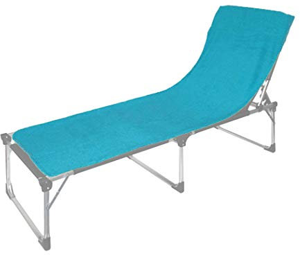 Floringo 2er Pack Schonbezug für Sonnenliege Gartenliege 70x200 Twin-Star 95° waschbar-Petrol