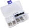 BiBiFly Eyeglasses/Glasses/Spectacles Repair Tool Kit Set with Tiny Screws Nut and Silicone Nose Pads Assortment and Tweezer Micro Screwdriver and Glasses Cloth