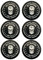 Bandido Aqua Hair Wax Nr.1-8 Matt Fiber Haarwachs Haar Styling Wachs Herren Haargel 150ml Gel Wax Haarwax Matte Look natürliches aussehen Starker Halt für jedes Styling Friseur bedarf (6x, Nr.8)