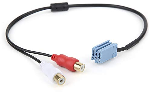 RCA-Kabeladapter, 8-poliger Mini-ISO-RCA-Kabeladapter für Bla-Point CD-Wechsler-Autoradio
