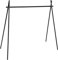 Keenso Black Aluminum Alloy Camping Hanging Rack, Folding Tripod Structure with Storage Bag, Approx. 101 x 60 x 100cm / 39.8 x 23.6 x 39.4in, For Camping, Travel, Picnic