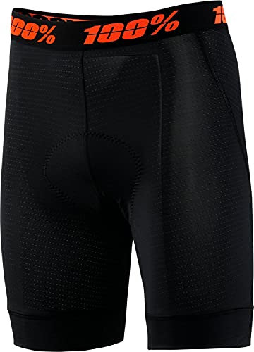 100% MTB WEAR Unisex-Erwachsene Crux Liner, Schwarz-34 Shorts, schwarz (schwarz), 34
