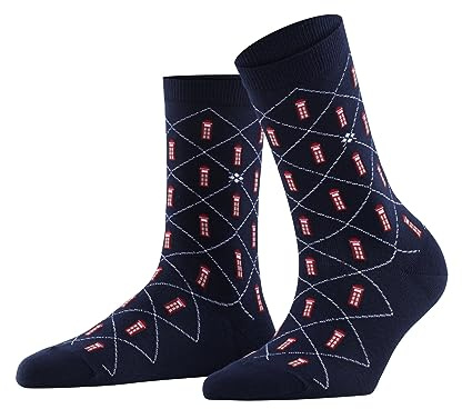 Burlington Phone Booth Socken Blickdicht Baumwolle (Bio)