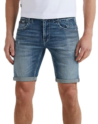 PME Legend Herren Denim Shorts Commander 3.0, Farbe:blau, Inches:32