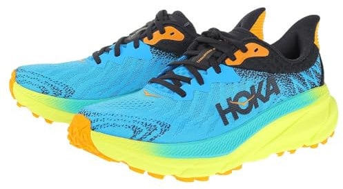 Hoka Challenger ATR 7 Mann Trailrunning-Schuhe Blau Gelb