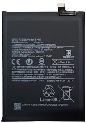 OuiSmart Batterie Compatible pour XIAOMI REDMI Note 10 (BN59)