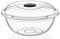 Best House | Clear Round Basin Bowl with Lids | 10 Litres | 1 Pc | Transparent | Salad Bowls | Plastic Food Storage Container With Lids (Pack of 1)