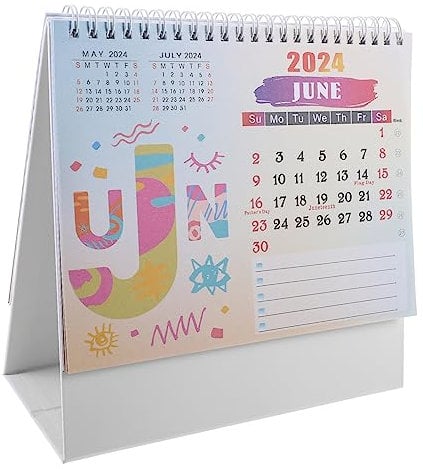 EXCEART Tischkalender 2024 Countdown-kalender Querformat Wandkalender Kalender Für Das Akademische Jahr Abreißkalender 2023 Kleiner Kalender 2024 Silvester Zubehör Büro Papier