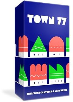 Oink Games Town 77 - Tactical Board Game - English Version - Ages 9+ | Tactical City-Planning Game - For Game Night - For Adults & Kids - For 1-5 Players - Travel-friendly - Space-saving