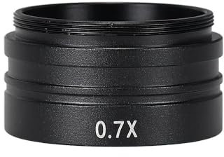 Mikroskop-Zubehör-Set, Dia-Vorbereitungscamer, 0,3 x 0,5 x 0,7 x 2,0 x Barlow-Aslinse für 10 A, 180 x, 300 x, C-Mount-Objektiv, industrielles Videomikroskop-Kamera-Mikroskop-Zubehör (Größe: 0,7 x)