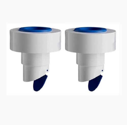 Niesel 2 Pcs Joint De Tuyau Vidange pour Machine À Laver, Bouchon Anti Odeur Machine À Laver, Clapet Anti Retour pour Drain De Plancher, Bouchon De Tuyau en Silicone avec Noyau Anti Odeur