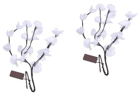 IMIKEYA 2stücke Chic Orchideen Licht Lampe Einstellbare Dekorative Zweiglampe Für Zuhause Und Partys Warmweißes Licht Für Entspannende Atmosphären Batterie