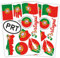 Finest Folia 2er Set DIN A4 Länderaufkleber Fahne Aufkleber Länderfahne Flagge für Auto Motorrad Sticker Länderflagge selbstklebend wetterfest R217 (46 Portugal)