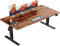 Flamaker Höhenverstellbarer Schreibtisch, Elektrischer Schreibtisch Höhenverstellbar für Steh-Sitz, Computertisch mit Memory-Funktion, Stabiler Tisch Standing Desk, Bürotisch,180 x 80 cm,Braun