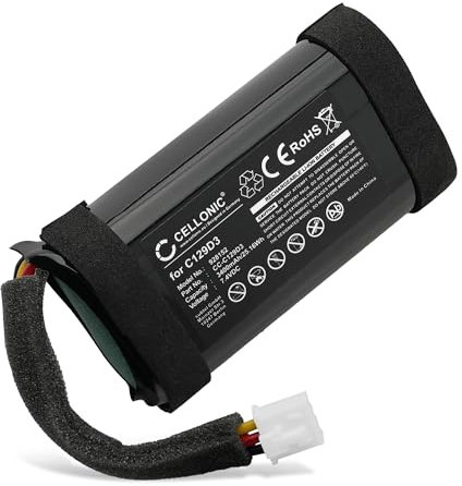 CELLONIC, Lautsprecherakku kompatibel mit Bang & Olufsen BeoPlay A1 (3400mAh, 7.4V) Ersatzakku C129D3