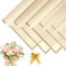 20 Blatt Blumenstrauß Geschenkpapier - Wasserdicht Wrapping Paper, Blumen Papier mit Band, Blumenpapier für Geschenkverpackungen, Blumen, Kunst und Handwerk (Gelb, 58x58cm)