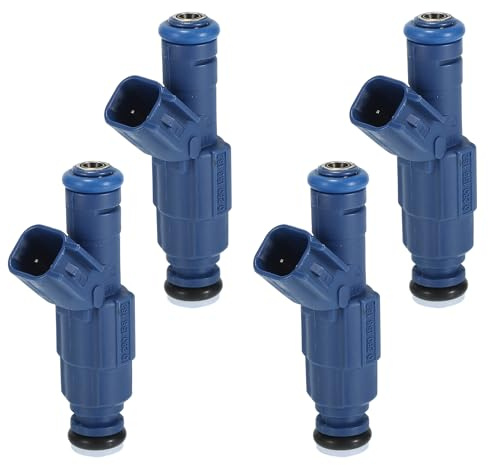 INFINAUTO Kraftstoffeinspritzdüse, Motorkraftstoffeinspritzdüse Nr. 3M6G-9F593-BA für FORD Focus Mk2 Limousine 2.0 2005-2011 Blau, 4 Stück.
