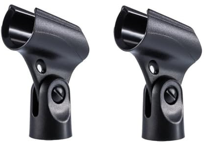 Genérico A25D Pinza de micrófono para Shure SM58 Micrófono Vocal, 2 Piezas