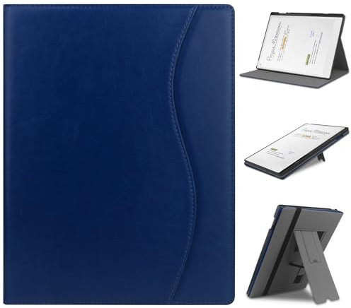 HoYiXi Étui pour 11.8” Remarkable Paper Pro (2024 Released) – avec Support Pliable et Poche pour Stylo, Remarkable Paper Pro with 11.8” Color Display Tablette Cover Case, Auto Sleep/Wake-Bleu