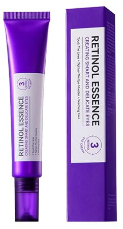 Retinol Intense Reactivating Eye Cream - Retinol Eye Cream,Anti Aging Eye Cream for Dark Circles and Puffiness,Treatment Skin Care Hydrates & Lifts, Care Action Eye Cream- Korean Skin Care, (1PC)