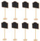 ARTIBETTER 10Pièces Mini Tableau Bois Panneaux Décoratifs pour Événements Décoration de Table